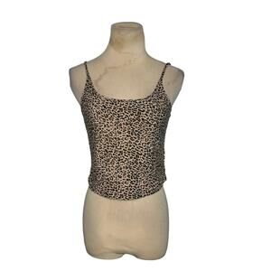 Shein animal print crop cami size Medium